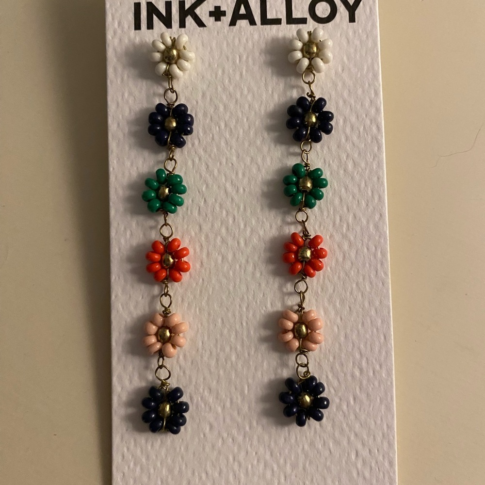 Ink+Alloy dangle earrings